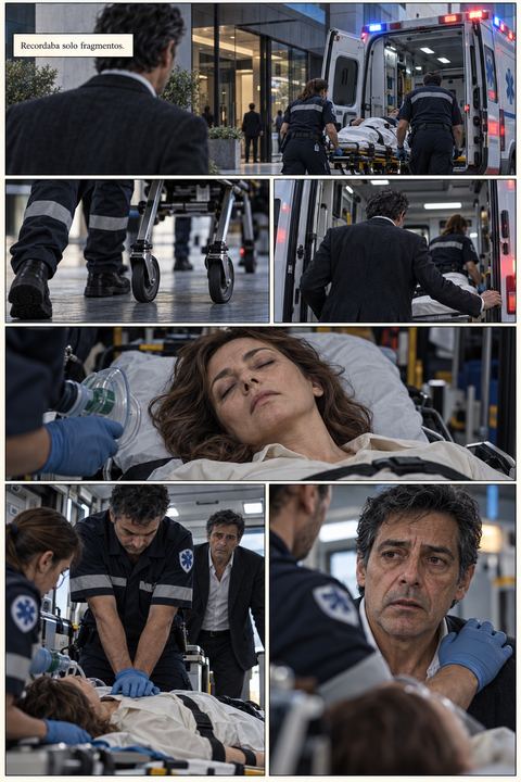 Martín recuerda la ambulancia y a los paramédicos atendiendo a Clara